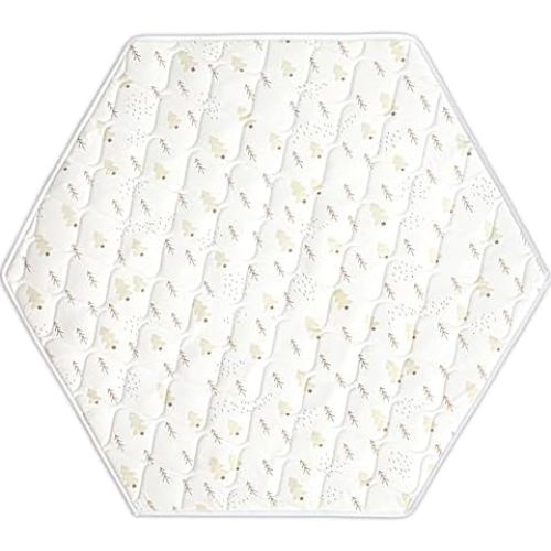 Baby Playmat for the Pop 'N Go Baby Playpen - 1.3" Thick Self-Inflating Playmat for Placement Underneath Pop 'N Go Playpen or for Standalone Usage - Soft and Comfy Portable Pad w/Travel Bag