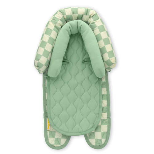 Goldbug Baby Car Seat Duo Head Support, Universal Insert for Newborns and Infants, Unisex Clouds, GoldBug Duo Headsupport Cloud
