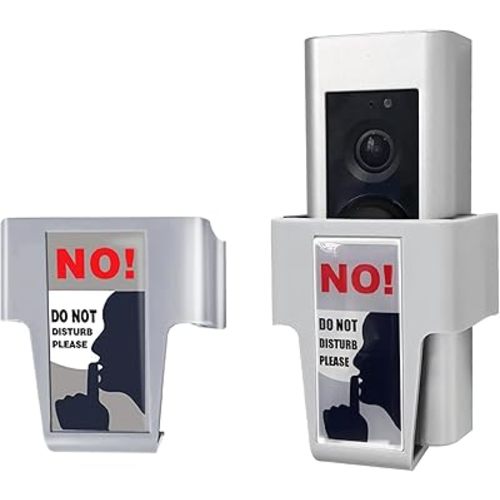Do Not Disturb Doorbell Button Cover, Compatible with Doorbell Pro/Nest Doorbell, Please Do Not Ring Signs, Suitable for Undisturbed Napping, Baby Sleep, and Dog Barking 2 Pack