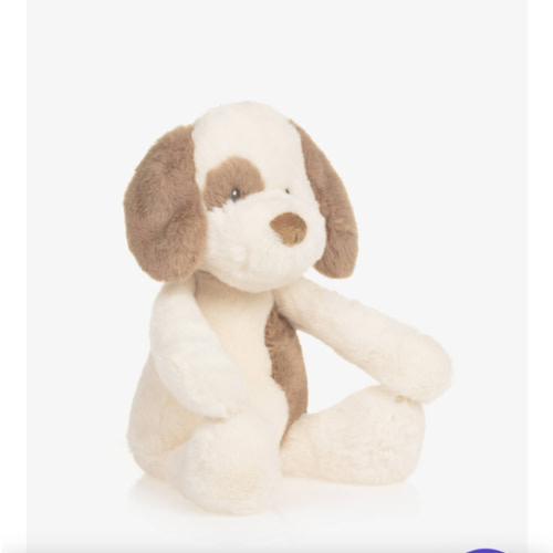 Aurora - Ivory Toddy Dog Soft Toy (25cm) | Childrensalon