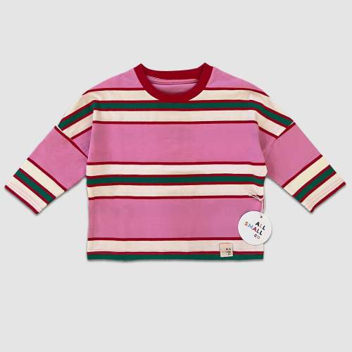 Throwback Tee - Pink – All Small Co.