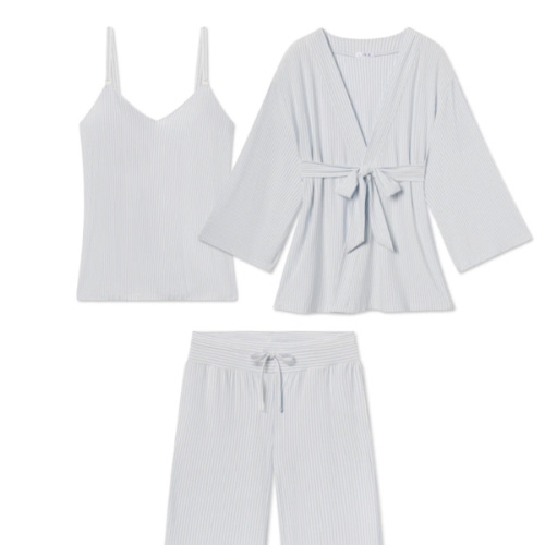 LAKE | Women | DreamModal Pajamas | Fog Maternity Kimono Bundle