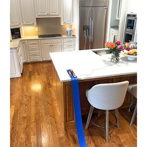 FlexTrack 5000 Blue Track for Toy Cars Flexible Race Track for Kids with Suction Cups Compatible with Hot Wheels Matchbox and Diecast 1/64th Car 15 Feet Long Rolls Up Portable Racetrack