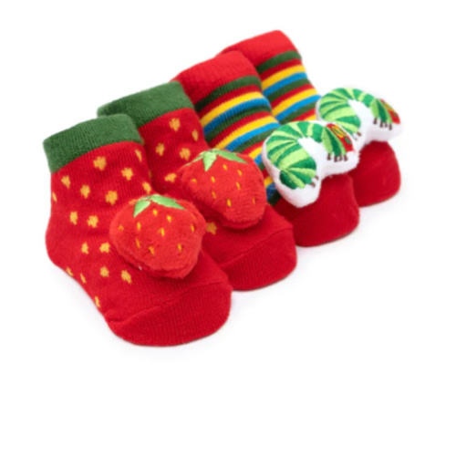 World of Eric Carle The Very Hungry Caterpillar Baby Rattle Socks (2-pack)