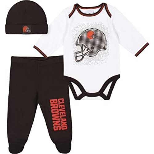 Gerber Unisex Baby NFL Team Footed Pant and Bodysuit Gift Set