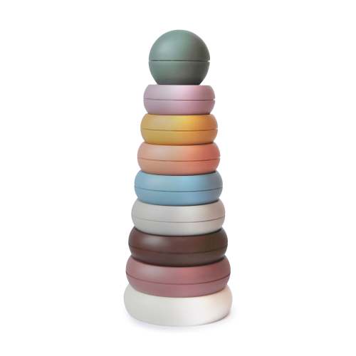 Mushie Stacking Rings Toy