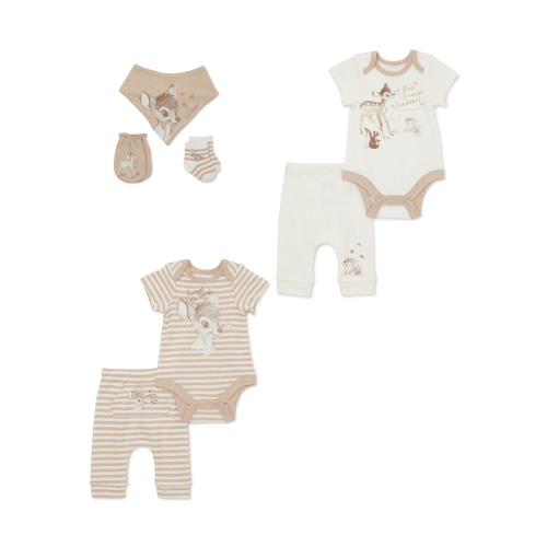 Disney Baby Wishes + Dreams Layette Bambi Shower Gift Set, 9-Piece, Sizes NB-12M