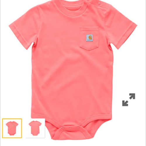 Kids' Short Sleeve Pocket Bodysuit (Infant) | Kids' Warm Weather Clothing | Carhartt