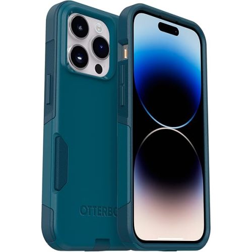 OtterBox iPhone 14 Pro Commuter Series Case - Dont BE Blue (Blue), Slim & Tough, Pocket-Friendly, with Port Protection
