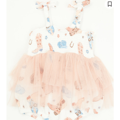 Angel Dear Infant Girls' Boots Tutu Tank Onsie | Boot Barn