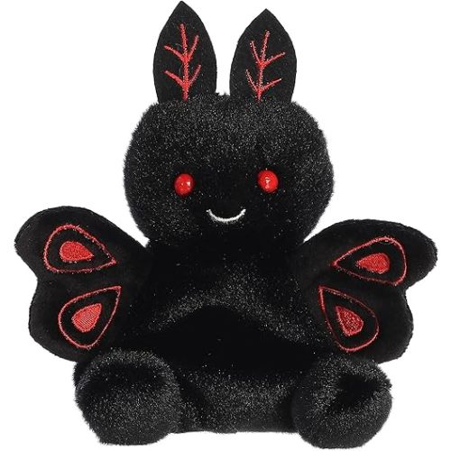 Aurora® Adorable Palm Pals™ Mortimer Mothman™ Stuffed Animal - Pocket-Sized Play - Collectable Fun - Black 5 Inches