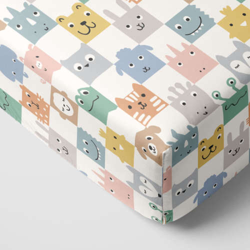 Little Sleepies Check Mates Fitted Crib Sheet
