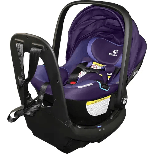 Diono LiteClik30 RXT SafePlus Infant Car Seat and Base, Rear-Facing for Infants 4-30lbs, SafePlus Engineering, with Infant Insert, UPF 50+ Sunshade