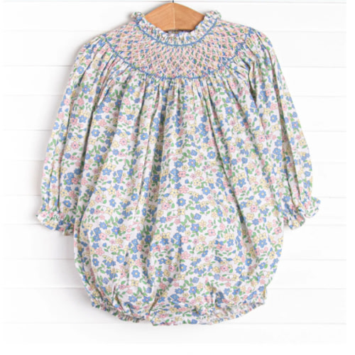 Primary Pastels Smocked Bubble, Pink – Stitchy Fish