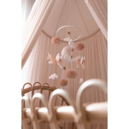 Unicorn Baby Mobile, Girls Nursery Mobile, Babyshower Gift, Cot Mobile, Crib Mobile