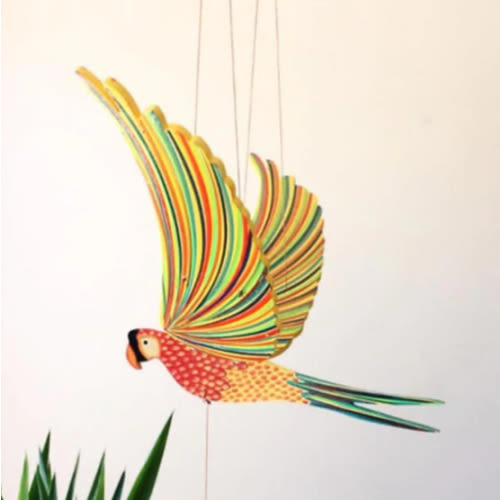 Parrot Macaw Flying Bird Mobile