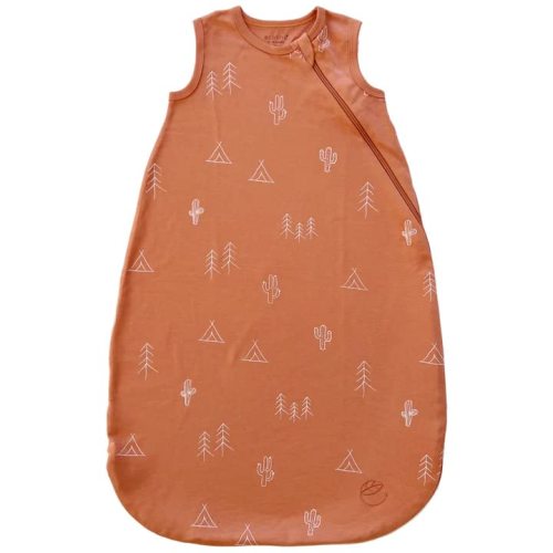 Ecolino Organic Cotton Baby Sleep Sack - 2-Way Zipper Baby Wearable Blanket - Newborn Sleeping Bag Sack - 0-6 Months - Desert