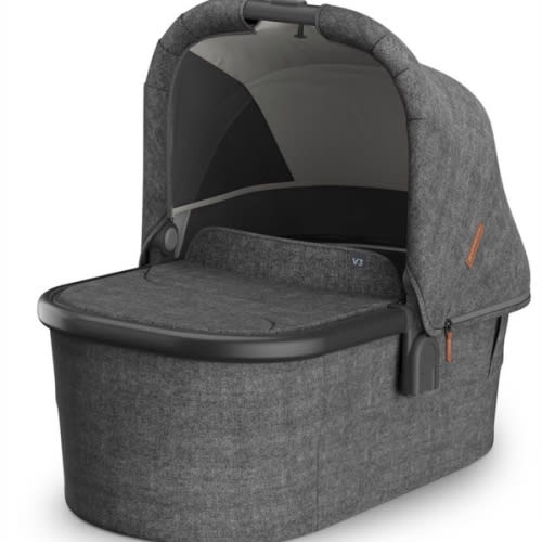 UPPAbaby Bassinet V3 - Greyson (Charcoal Melange / Carbon Frame)