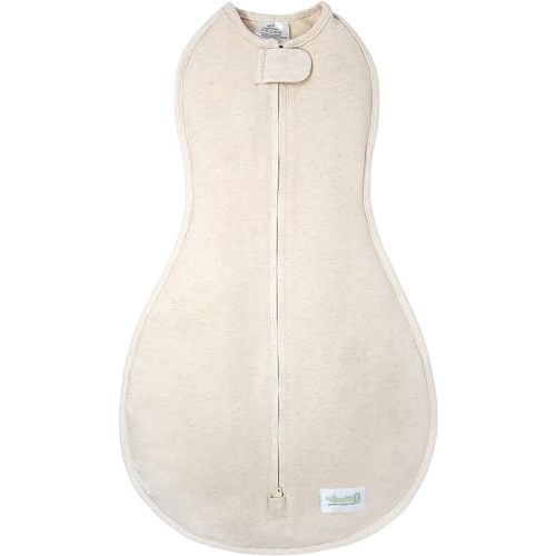 Woombie Original Baby Swaddling Blanket - Soothing, Cotton Baby Swaddle - Wearable Baby Blanket, Freebird, 14-19 lbs