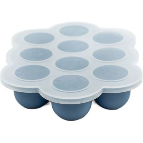 WeeSprout Silicone Freezer Tray w/ Clip on Lid Perfect Food Storage Container for Homemade Baby Food