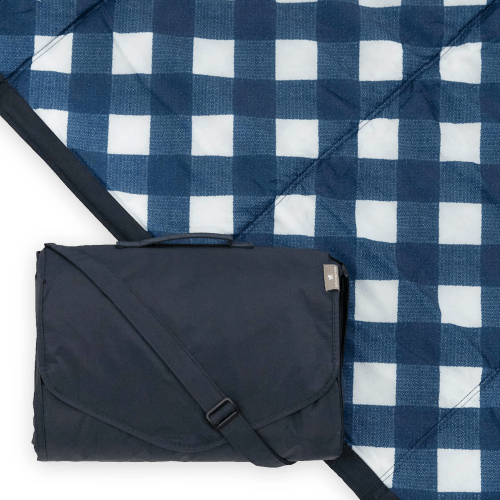 Outdoor Blanket - Navy Plaid