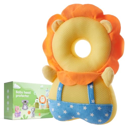 Baby Fall Back Head Protector - Baby Head Protector Backpack for Crawling Walking Gifts, Adjustable Toddlers Head Safety Pad Cushion