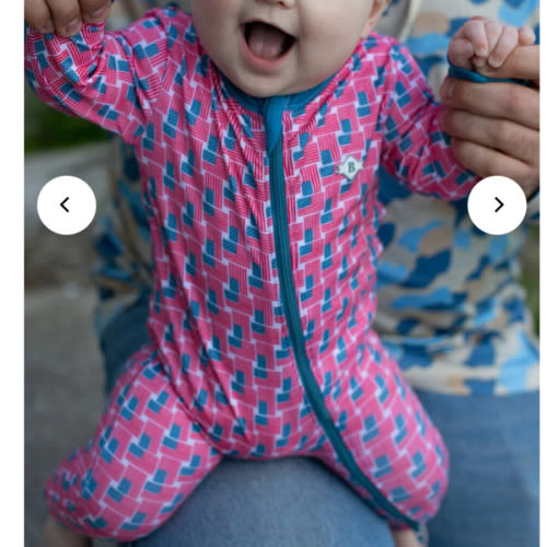 Baby Zip Up - American Flag Print – BURLEBO