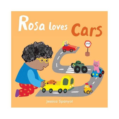 Rosa Loves Cars - (All about Rosa) by Jessica Spanyol (Board Book)