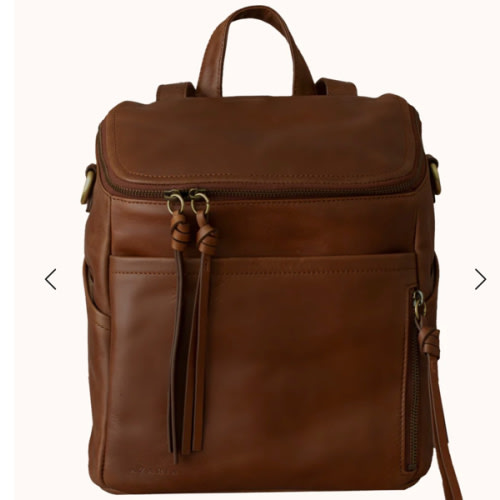 La Mère Luxe Leather Backpack Grand