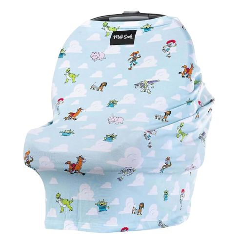 Milk Snob Original Disney Toy Story 5-in-1 Baby Cover, Breastfeeding, Car Seat, Carrier, Stroller, High Chair, Shopping Cart, Lounger Canopy, Baby Shower Gender Neutral Gifts, Nursing Top