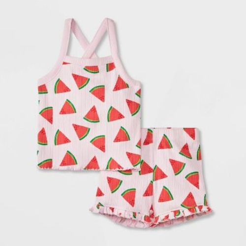 Cat & Jack ™ | Watermelon Top & Bottom Set - Pink