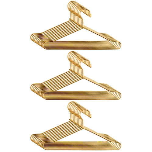 30 Pcs Kids Metal Doll Hangers Clothes Hanger Baby Clothing Rack Child Clothes Organizer