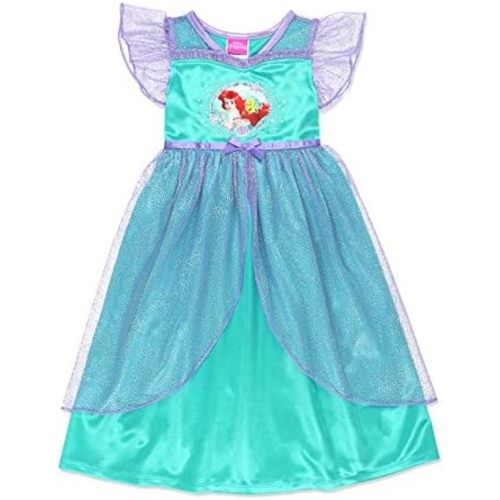 The Little Mermaid Ariel Toddler Girls Fantasy Gown Nightgown Pajamas