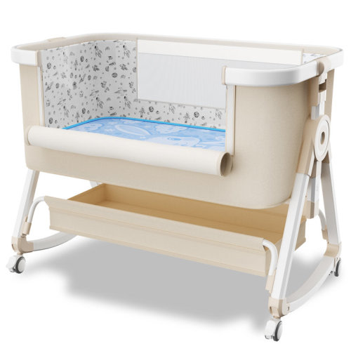 3 In 1 Baby Basinet, Bedside Bassinet For Baby, Height Adjustable Bassinet Bedside Sleeper With Lockable Wheels & Mosquito Nets | Wayfair