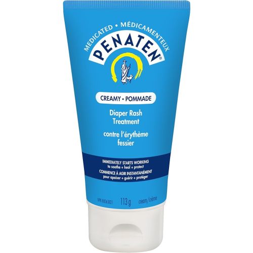 Penaten medicated creamy diaper rash treatment, Penaten Medicated Diaper Rash Cream for Baby, Zinc Oxide Cream, oothe, Heal & Treat, 113g