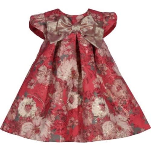 Metallic Jacquard Trapeze Party Dress, 12M