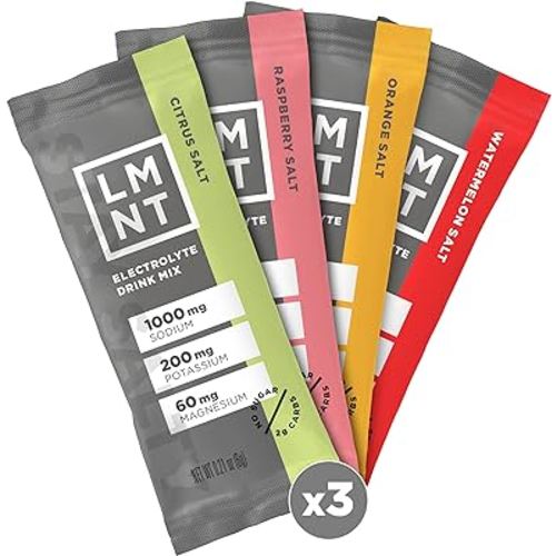 LMNT Zero Sugar Electrolytes - Variety Pack | Drink Mix | 12 Count