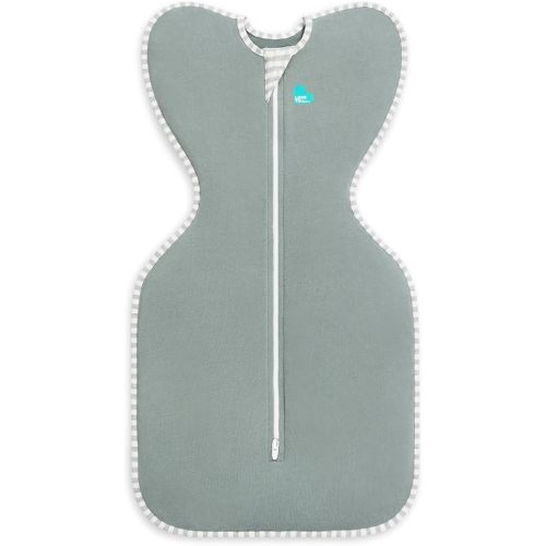 Love to Dream Swaddle UP, Baby Sleep Sack, Self-Soothing Swaddles for Newborns, Get Longer Sleep, Snug Fit Helps Calm Startle Reflex, New Born Essentials for Baby, 1.0 TOG, 13-19 lbs, Deep Olive