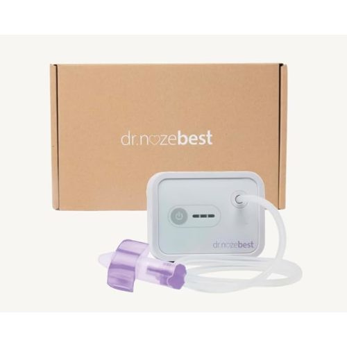 Electric Baby Nasal Aspirator | The NozeBot by Dr. Noze Best | Hospital Grade Suction | Nasal Vacuum | Safe for Infants and Toddlers