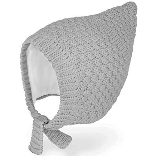 Baby Hat Winter Bonnet Toddler Earflap Hat Warm Thick Knit Infant Cotton Lined Pixie Gnome Beanie Set 3m 6m 12m
