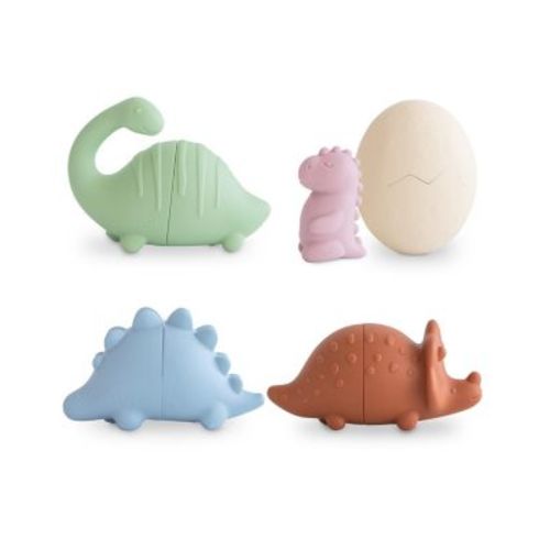 Dino Mold Free Bath Play Set 4 Pack - Age 10 Months+