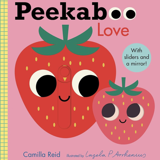 Peekaboo: Love: (An Interactive Board Book for Babies & Toddlers with Mirror & Sliders to Push, Pull, or Turn. Cute Artwork Includes a Strawberry, Rainbow, Ladybug, & More.) (Peekaboo You)