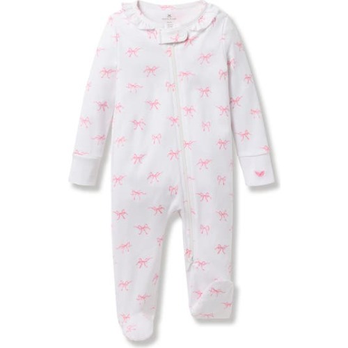 Fitted Cotton Footie, 3-6M