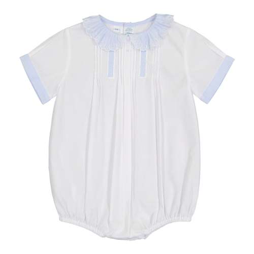 Feltman Brothers Boys Vintage Scalloped Collar Creeper 23978