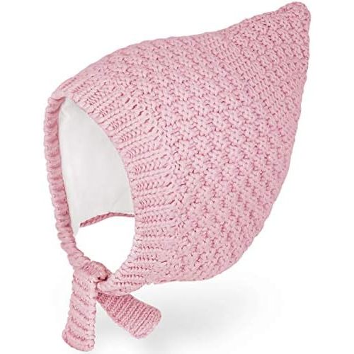JELLYTREE Baby Hat Winter Bonnet Toddler Earflap Hat Warm Thick Knit Infant Cotton Lined Pixie Gnome Beanie Set 3m 6m 12m
