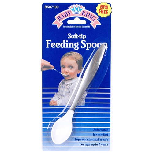 Baby King Soft Tip Feeding Spoon Color: white Size: one size