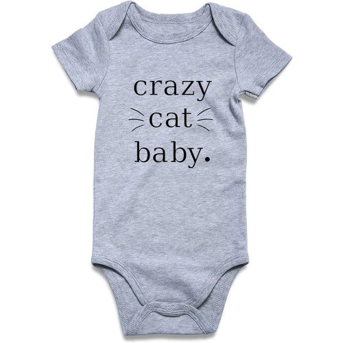 RAISEVERN Baby Boys Girls Clothes Infant Romper Newborn Bodysuits Funny Outfit 0-12 Months