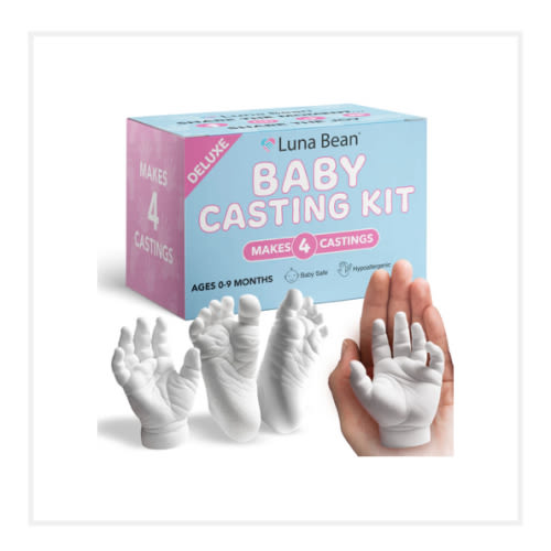 Baby Casting Kit: Luna Bean Deluxe Baby Casting Kit – Luna Bean - Casting Keepsakes