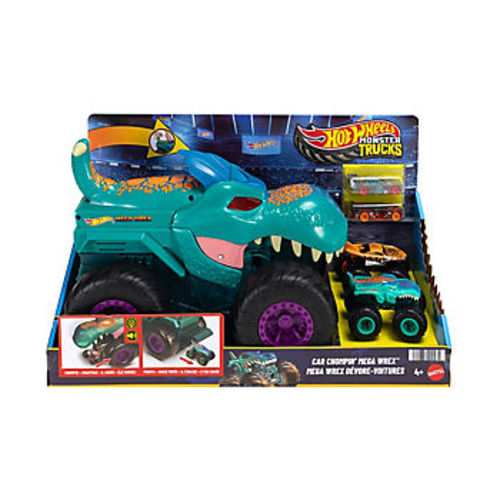 Hot Wheels Monster Truck Car Chompin Mega Wrex