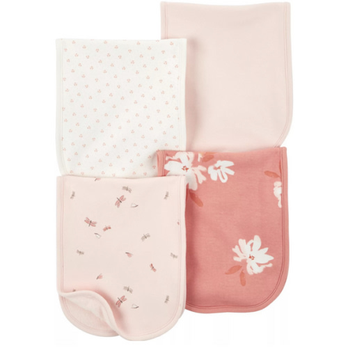 Baby Girl Carter's 4-Pack Burp Cloths